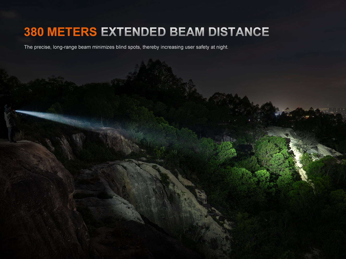 Fenix PD35R ACE 2000 Lumens Multi-Mode Rechargeable Tactical Flashlight + LumenTac Organizer