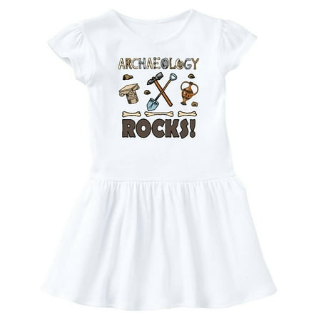 

Inktastic Archaeology Rocks Archaeologist Gift Gift Baby Girl Dress