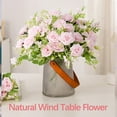 thumbnail image 2 of suxuMhao Artificial Flowers, 1 Piece Combination Fake Flowers (30×18cm, Light Yellow) - Ideal Plastic Flowers/Fake Flowers for Outdoors & Indoors, Perfect for Wedding, Photography, Home Decoration​, 2 of 5