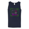 thumbnail image 2 of Wild Bobby, Raised On Sweet Tea & Jesus, Inspirational Christian, Men Graphic Tank Top, Navy, X-Large, 2 of 5