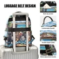 thumbnail image 4 of Casual Cats Beach Holiday Flowers Backpack for School,College and Travel, Water Resistant Bookbag,, 4 of 7