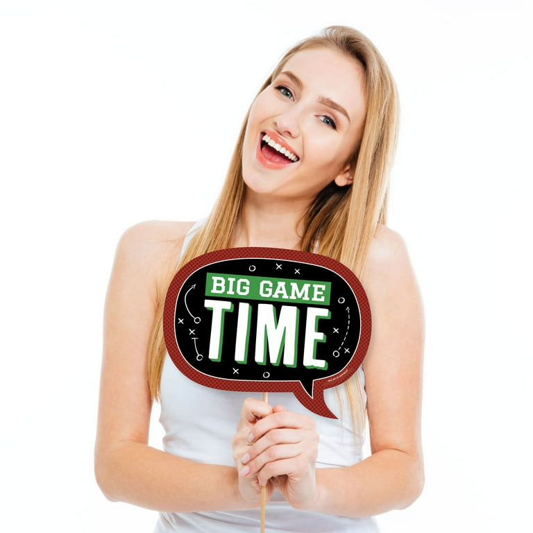 Football Photo Booth Props Kits, Party Favor For Football Party Theme Supplies Decorations 17count