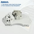 thumbnail image 4 of HVAC Soplador Motor Resistencia Calentador para BMW 330xi 325xi 330Ci, 4 of 7