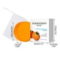 thumbnail image 3 of Bath Bar Soap, Face & Body Bar Soap, Persimmon Soap Bar For Body Odor Persimmon And Green Tea Extract For Men And Women Gentle On All Types Natural Body Odor Soap 100g, 3 of 9