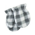 thumbnail image 5 of Hudson Baby Unisex Baby Trapper Hat, Mitten and Bootie Set, Charcoal White Plaid, 18-24 Months, 5 of 6