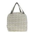 thumbnail image 4 of Unique Bargains Thermal Lunch Bag for Work 9.06"x5.51"x7.87" 1 Pc Beige White, 4 of 5