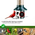 thumbnail image 3 of Roamwild Squirrel Proof Wild Bird Feeder 2.0 - Green - 4LBS Capacity – 26.5”x7.5”x7.5” (w/hanger), 3 of 7