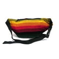 thumbnail image 2 of Rasta Multicolored Woven Striped Pattern Lightweight Fanny Pack Waist Bag - Handmade Belt Pouch Boho Travel Accessories, 2 of 2