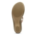 thumbnail image 5 of Eastland Laurel Women's Leather Thong Sandals Color: Peach Size: 8, 5 of 9