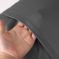thumbnail image 4 of 100% Bamboo California King Sheet Set - Ultra Soft, Breathable & Cooling, Ideal for Hot Sleepers, 16" Deep Pocket, Hotel Luxury Bedding (Charcoal Grey), 4 of 8