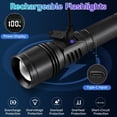 thumbnail image 4 of Linterna recargable Ruboliy de 2 unidades, LED de alto lumen, 4 of 7