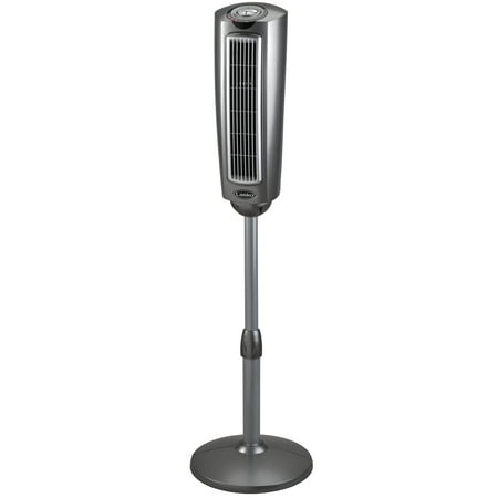 

Lasko 52″ Adjustable Oscillating Pedestal Tower Fan with Timer and Remote 2535 Gray