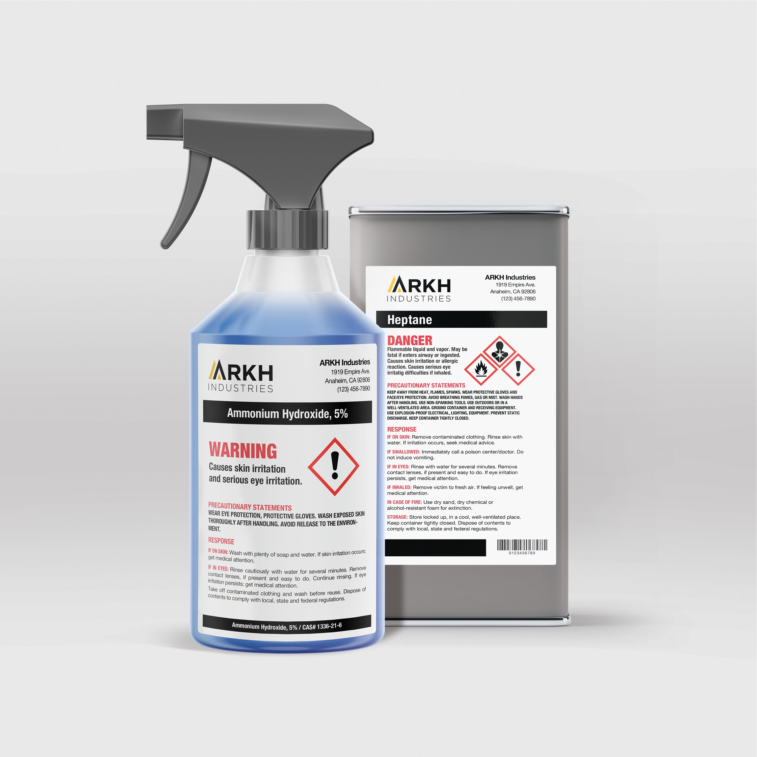 Avery UltraDuty GHS Chemical Labels for Laser Printers, Permanent Adhesive, Waterproof, UV Resistant, 3-1/2" x 5", 200  Labels (60503 )