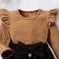 thumbnail image 4 of NIEWTR Baby Girl Fall Clothes Toddler Fall Winter Outfit Girl Sweatshirt Shirt Pants Sweatshirt Pullover Tops Jogger Pants Pajamas & Dailywear Set,2-3 Years, 4 of 4