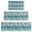 Pioneer Flower Floral-1, variant on Pioneer Flower Floral Print Pattern Kitchen Rugs Sets Of 3,Kitchen Runner Rugs Non Skid Washable,Decorative Kitchen Floor Mats for Kitchen,Sink,Laundry,17X30 Inch 17X47 Inch 17X59 Inch