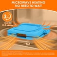 thumbnail image 3 of Austok Microwave Sandwich Maker Portable 3 Minute Microwave Toastie Grill Safe Panini Press Dishwasher Safe for Travel Office Dorm RV, 3 of 8