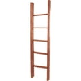 thumbnail image 4 of Ekena Millwork 19"W x 72"H x 3 1/2"D Vintage Farmhouse 5 Rung Ladder, Barnwood Decor Collection, Salvaged Red, 4 of 13