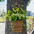 Spring and Summer Berry Flower Door Hanging Flower Basket Flower Wreath ...