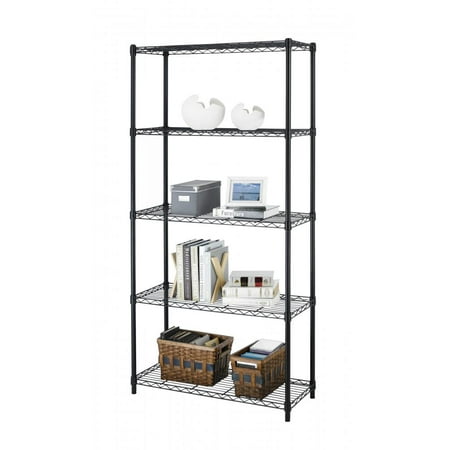 Gzyf 5 Tier Rack Adjustable Metal Wire Shelving Unit Utility