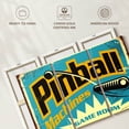thumbnail image 6 of Elephant Stock Pinball Machine Game Room Wall Sign Wall Art - Horizontal Multi Panel Canvas - Living Room Wall Decor - Wall Signs Multi Panel - Turquoise And Black Decor - 65" x 42", 6 of 8