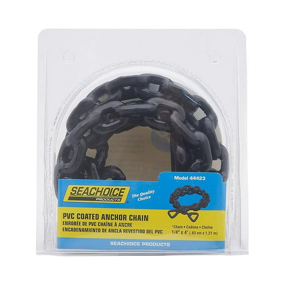 Seachoice Black PVC Coated Galvanized Anchor Lead Chain