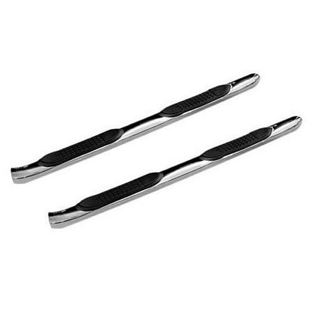 Steelcraft 3" Round Nerf Bars Stainless Steel Compatible with 2001-2004 Toyota Tacoma Double Cab