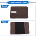 thumbnail image 5 of Unique Bargains Center Console Cushion Pad 12.59"x8.66" Center Console Cover Armrest Seat Box Cover PU Leather Coffee, 5 of 6