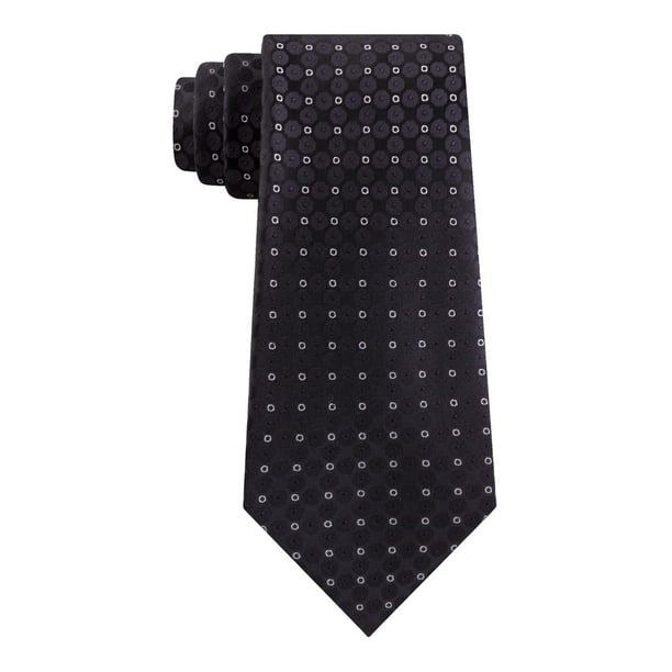 Kenneth Cole Reaction Mens Silk Professional Neck Tie Black O/S ...