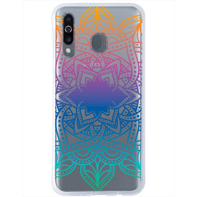 Funda Para Galaxy M30 Mandalas Colores, Uso Rudo, InstaCase Protector para Galaxy M30 Antigolpes, Case Mandalas Colores