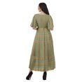 thumbnail image 3 of Moomaya Tunique à Manches Courtes Robes de Cocktail pour Femmes Robe en Coton Slub Imprimée, 3 of 4