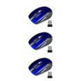 thumbnail image 1 of jesticaly Computer 2.4Ghz Wireless Optical Mouse Quick Speed Low Latency 6 Buttons Plastic Gaming Mice Desktop PC Portable Blue 3Set, 1 of 6