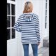 thumbnail image 4 of Camisas de Larga para Mujer, Sudaderas con Capucha y Bolsillo Tipo Canguro, Sudaderas de Otoño. Azul M, 4 of 10