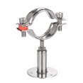thumbnail image 5 of Uxcell 304 Stainless Steel Wall Mount Ceiling Mount Pipe Support for 63-65mm Pipe, 5 of 5
