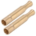 thumbnail image 1 of Porta cigarrillos para hombre, 2 juegos de portafiltros de cobre para cigarrillos, porta cigarrillos de metal, diseño de precisión, 1 of 12