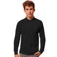 thumbnail image 2 of Asquith & Fox Mens Classic Fit Long Sleeved Polo Shirt, 2 of 5