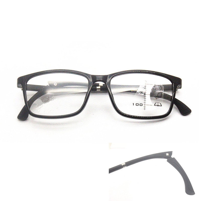 Adjustable Temples Reading Glasses Blue Light Blocking Progressive