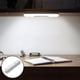 thumbnail image 2 of Luces LED debajo del gabinete, luces de armario con sensor de movimiento, recargables por USB Luz Blanca 18cm jinwen luces del gabinete, 2 of 8