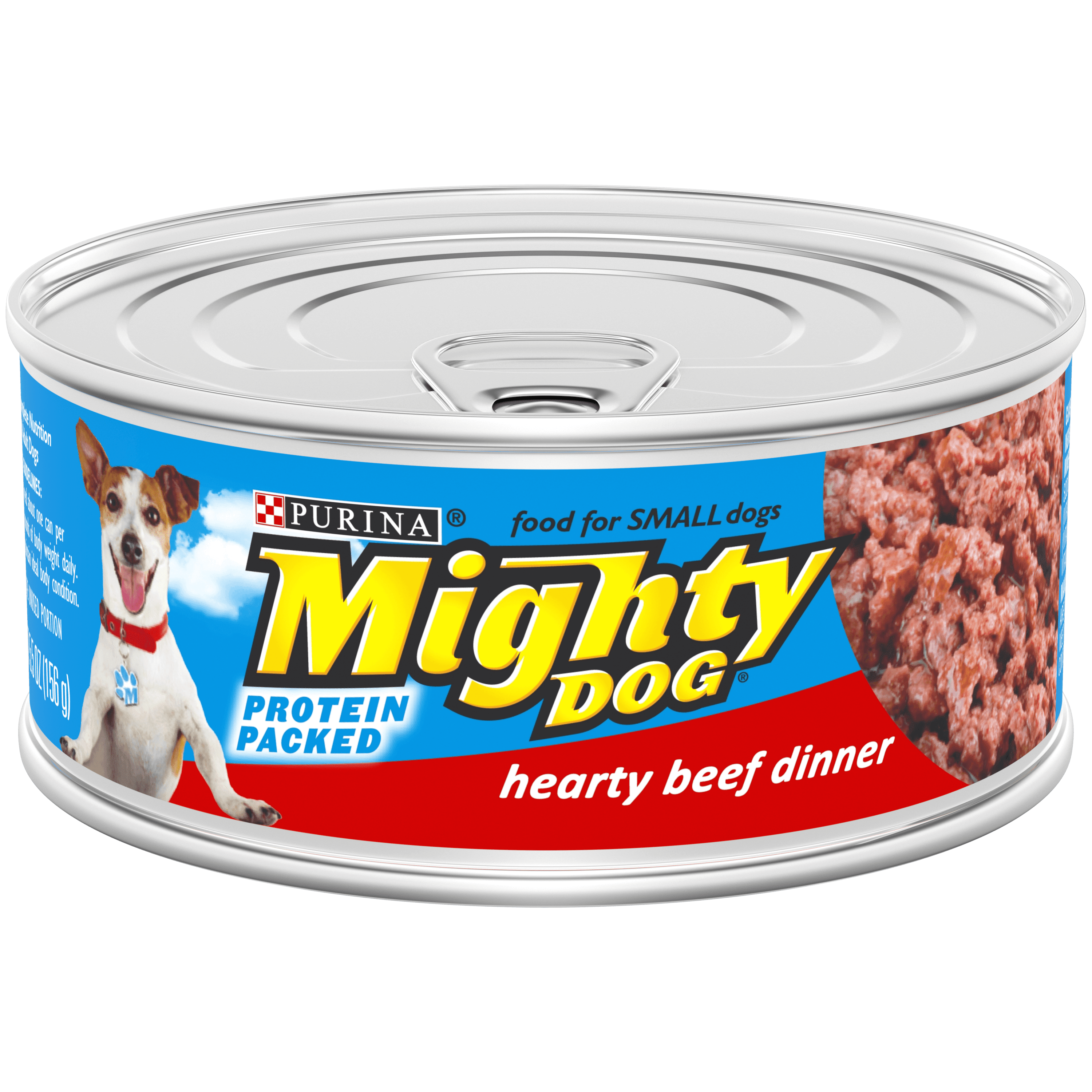 Purina Mighty Dog Small Breed Wet Dog Food, Hearty Beef ...