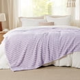 thumbnail image 2 of Manta Bedsure Lavanda Fog Forro polar para sofá, 230 x 230 cm, 2 of 7