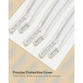 thumbnail image 4 of Razor for Women Face, 15 Pcs Microblade Eyebrow Razors, Multipurpose Dermaplaning Tool for Face, Peach Fuzz Removal, Face shavers for Women and Men (Transparent), 4 of 5