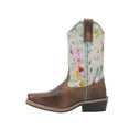 thumbnail image 3 of Dan Post Boots Girls Rumi Cow Metallic Square Toe Cowboy   Mid Calf Boots, 3 of 5