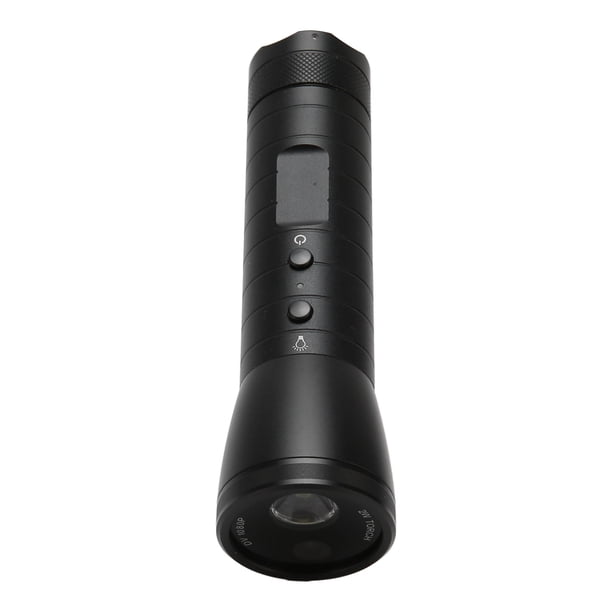 Cámara De Vídeo Con Linterna, Cámara De Acción Deportiva De aleación De Aluminio Gran Angular De 120 Grados 5 Modos De Iluminación 1080P Para Exteriores Para Ciclismo