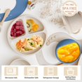 thumbnail image 3 of Set de alimentación para bebés Munlinder Silicone Baby Led Weaning Beige, 3 of 7