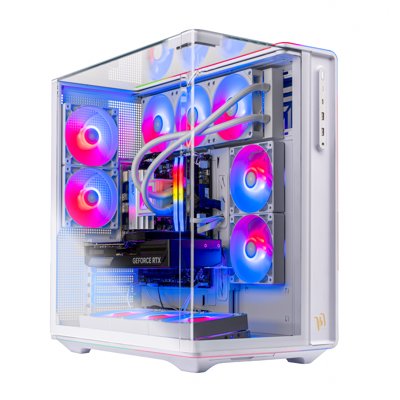 Skytech Gaming Prism 5 Gaming PC, AMD Ryzen 7 9850X3D 4.7GHz, NVIDIA RTX 5070 Ti 16GB VRAM, 2TB Gen4 NVMe SSD, 32GB DDR5 RAM 6000, 850W GOLD ATX 3 PSU, 360 ARGB AIO , Wi-Fi 6, Windows 11, Desktop