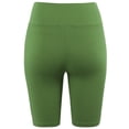 thumbnail image 3 of A2Y Women's Running Exercise High Waisted Bike Cotton shorts Kiwi 3XL, 3 of 3