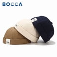 thumbnail image 2 of Bocca Bonnet Sans Visière pour Hommes, Couleur Unie, Ajustable, Beige, 2 of 6