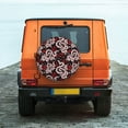 thumbnail image 6 of Naloa Snake And Rose PVC Leather Spare Tire Wheel Cover for Car Truck SUV Camper Trailer Universal Fit many size14 inch, 6 of 6