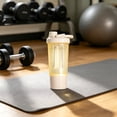 thumbnail image 2 of Bxaolu Protein Shaker Bottle for Protein Mixes - 1 Pack - 16.9 oz | Shaker Cups for Protein Shakes | Blender Bottle Shaker | Protein Shaker Bottle Pack | BPA Free Shaker (Beige), 2 of 7