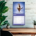 thumbnail image 5 of Chats de Yoga OFFICIEL | 2026 12x24" (Hanging) Square Wall Calendar | BrownTrout, 5 of 9