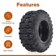 thumbnail image 3 of AlveyTech Black 13x5.00-6 Pneumatic Tire with Q129 knobby Tread, Parts for ATV, Go-Kart & Dune Buggy, 3 of 10